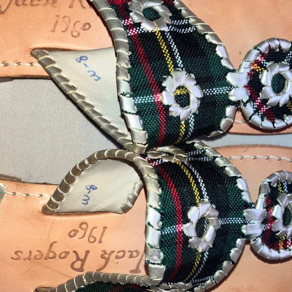 Jack Rogers Plaid sandals 8.5 - Picture 2 of 3